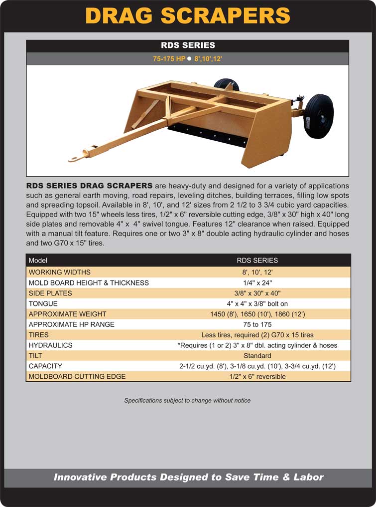 drag scrapers